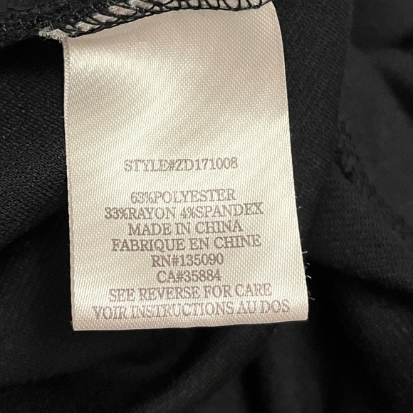 Z SUPPLY Black Mini V Neck Sleeveless Swing A Line Dress Pockets Day to Night - Picture 9 of 13